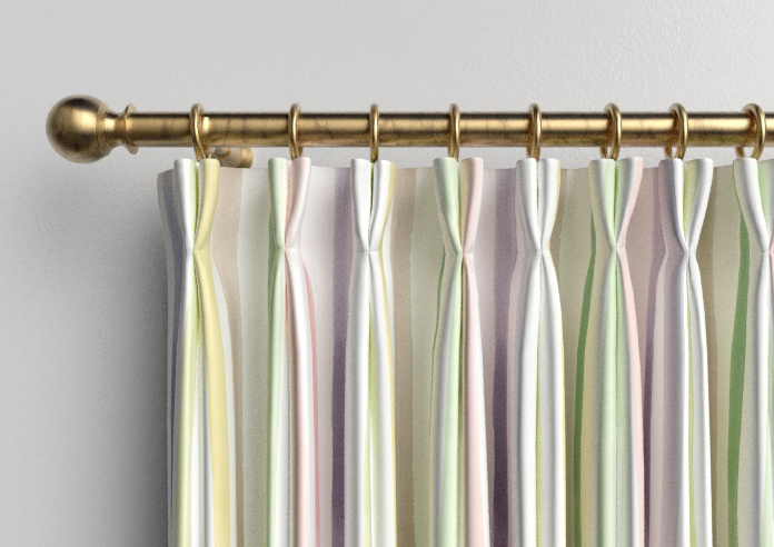 Bluebellgray Watercolour Stripe, Tetbury - Made to Measure Curtains - Image 10